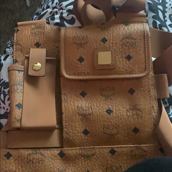 mcm chest bag